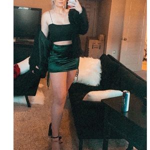 Forever 21 Silk Skirt